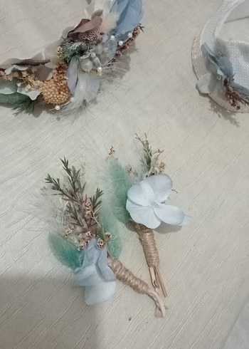 Erkek bebek için lohusa taç ve süs - Görsel 4