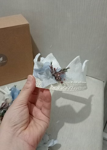 Erkek bebek için lohusa taç ve süs - Görsel 6