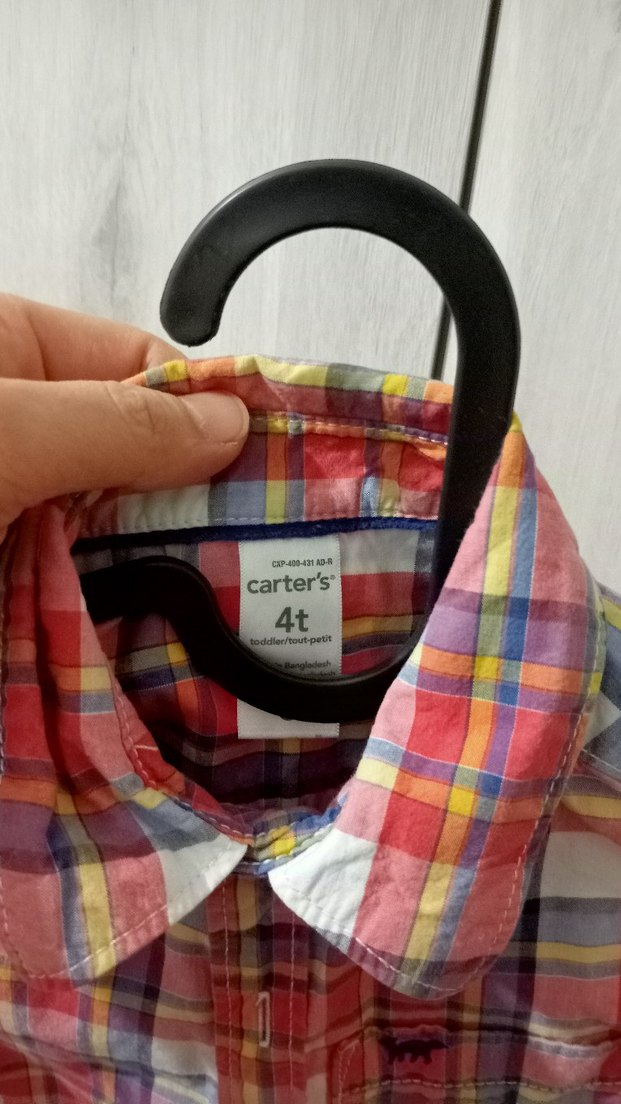 Carters 4 yaş,çok şık gömlek - Görsel 3