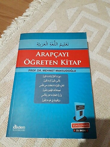 Arapçayı öğreten kitap