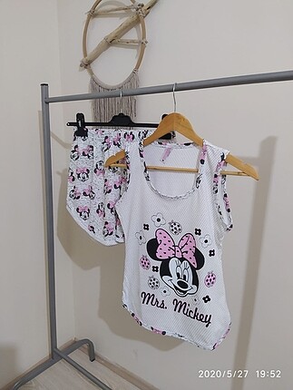2li şortlu pijama takım