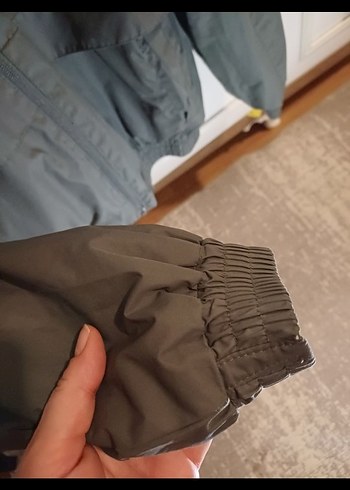 Gri Erkek çocuk Street Wear Midi Mont - Görsel 3