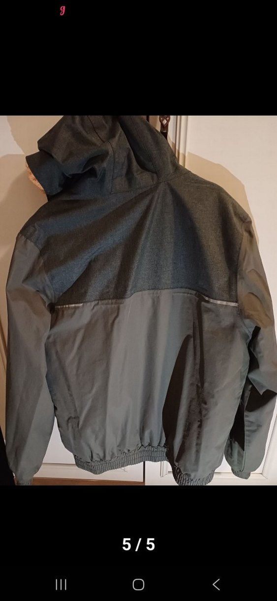 Gri Erkek çocuk Street Wear Midi Mont - Görsel 5