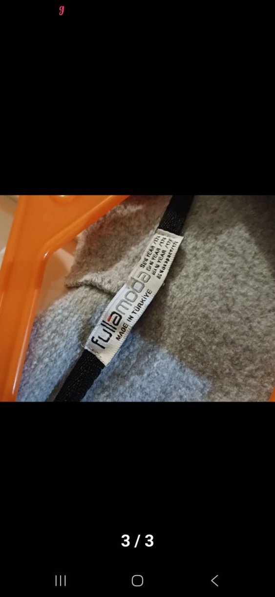 Gri Fermuarlı Erkek çocuk Sweatshirt - Görsel 3