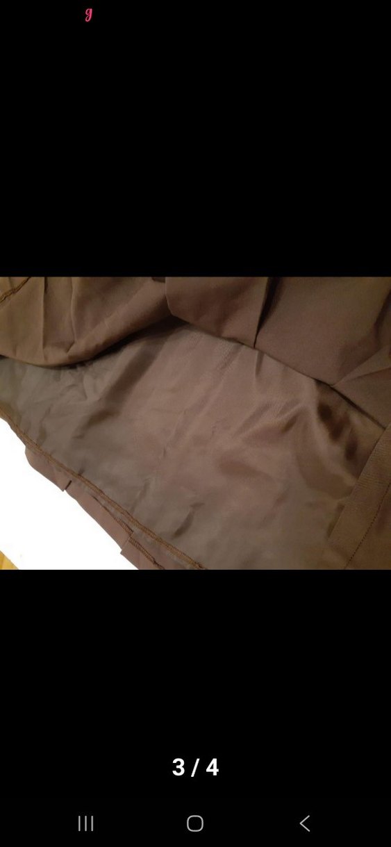 Kahverengi Kemerli Midi Kadın Etek - Görsel 3