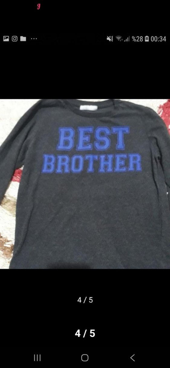 Erkek Çocuk Uzun Kollu Baskılı Sweatshirt - Görsel 4