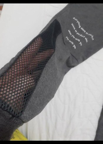 Gri kadin Rahat Kesim Eşofman Altı - Görsel 2