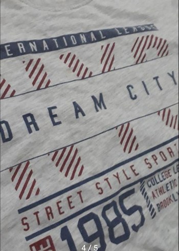 Erkek Çocuk Uzun Kollu Baskılı Yeşil Tişört - Görsel 4