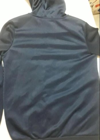 Erkek Çocuk Siyah Fermuarlı Kapüşonlu Ceket - Görsel 3