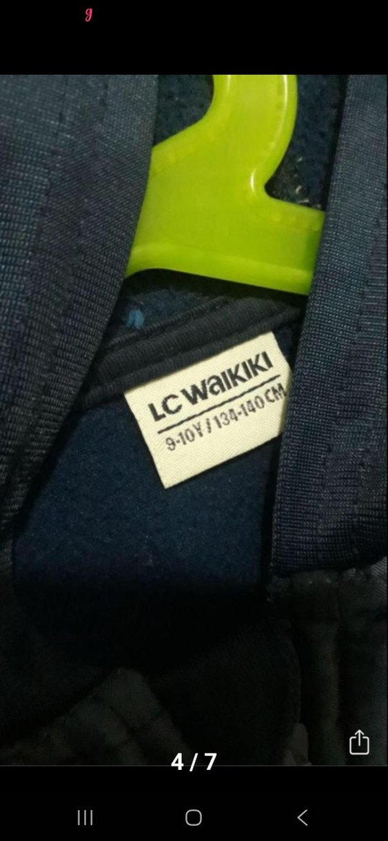 Erkek Çocuk Siyah Fermuarlı Kapüşonlu Ceket - Görsel 5