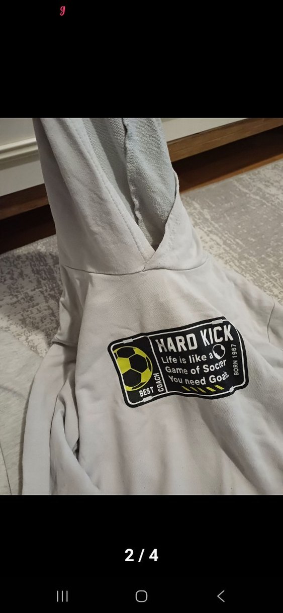 Gri Pamuklu Erkek cocuk Sweatshirt, Rahat Kesim - Görsel 2