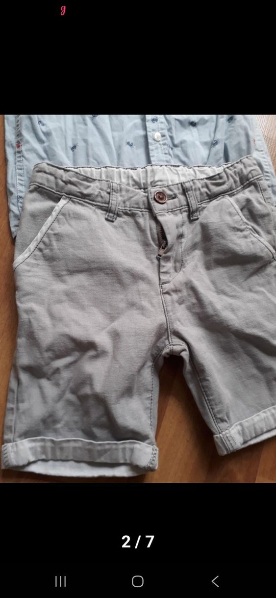 Gri Kısa Kollu Bebek Takımı - Görsel 2