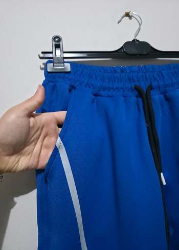 Erkek Mavi Rahat Outdoor Eşofman Altı - Görsel 3