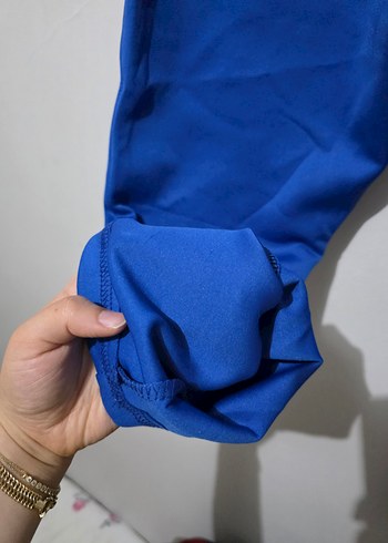 Erkek Mavi Rahat Outdoor Eşofman Altı - Görsel 6