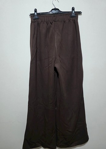 Kemer Detaylı Kahverengi Rahat Kesim Kadın Eşofman Altı A21 - Görsel 6