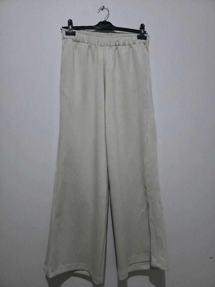 Bej Dökümlü Kadın Eşofman Altı A15 - Görsel 2