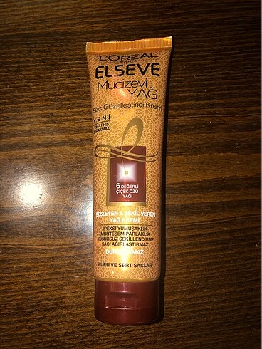 ELSEVE MUCİZEVİ YAĞ DURULANMAYAN BAKIM KREMİ
