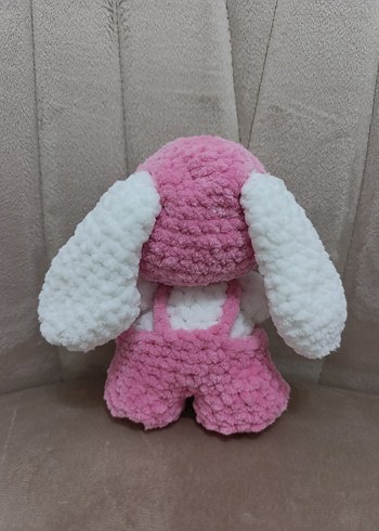 Pembe Peluş Tavşan - Görsel 2