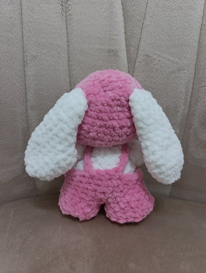 Pembe Peluş Tavşan - Görsel 2