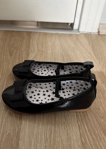 Kız Çocuk Siyah Tokalı Babet Ayakkabı - Görsel 2