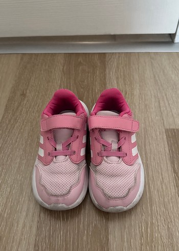 Kız Çocuk Pembe Cırt Cırtlı Spor Ayakkabı - Görsel 3