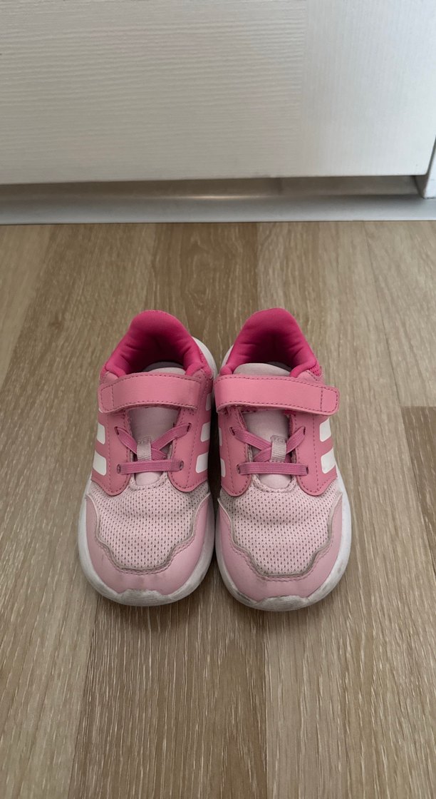 Kız Çocuk Pembe Cırt Cırtlı Spor Ayakkabı - Görsel 3