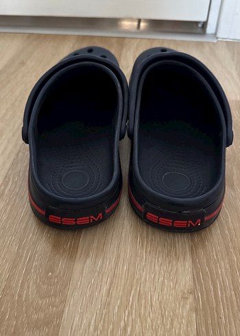 Siyah Erkek Terlikler Velcro Bantlı - Görsel 2