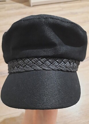 H&M Siyah bayan denizci kasket