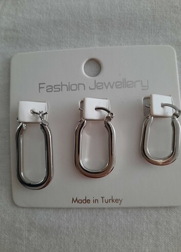 Assortie Üçlü küpe set