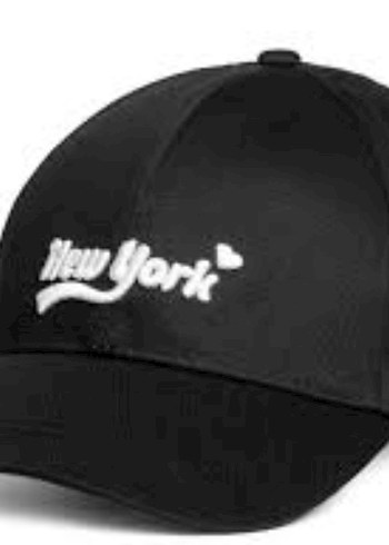H&M Black cap pamuklu gabardinden siyah onesize şapka