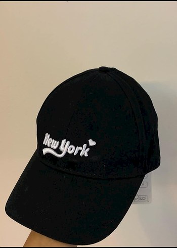 Beden Black cap pamuklu gabardinden siyah onesize şapka