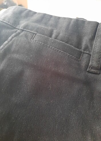 31 Beden siyah Renk Pamuklu canlı siyah pantalon