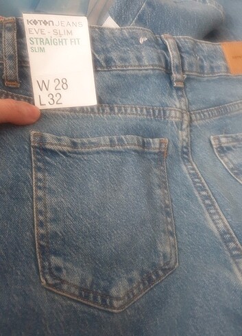 28 Beden mavi Renk Yeni sezon 28 beden jean