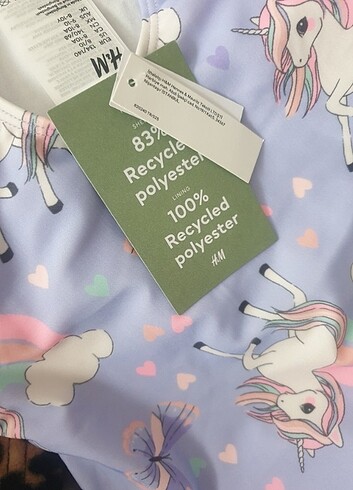 10 Yaş Beden H&M 8-10 yaş unicorn mayo