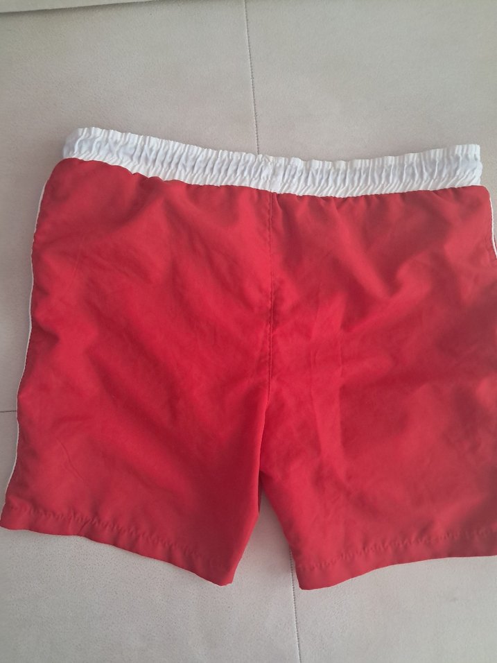Kırmızı Erkek Mayo Şort 10 -11 yaş - Görsel 3