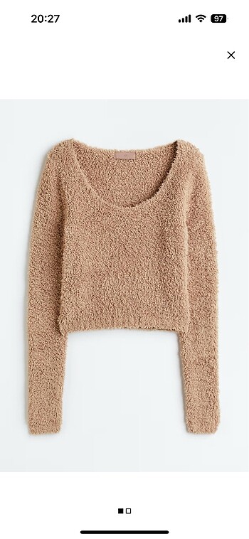 xs Beden camel Renk H&M pijama takımı