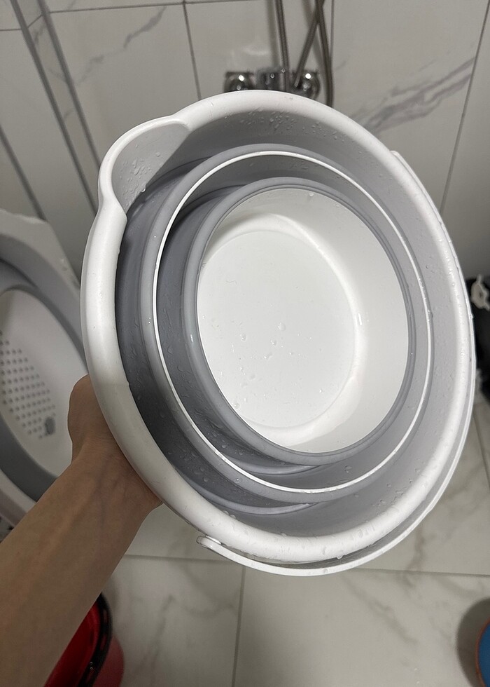 3 lü katlanır küvet set - Görsel 4