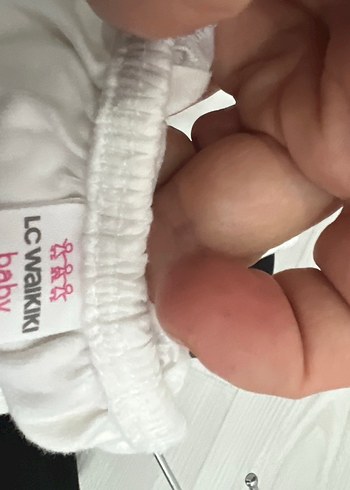 Dantel Yaka Beyaz Kız Bebek Body - Görsel 3