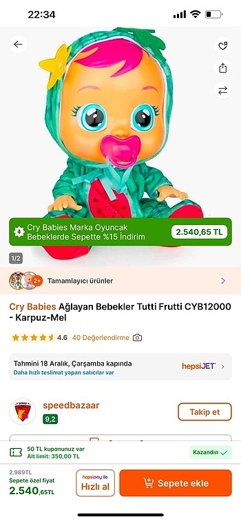 Cry babies