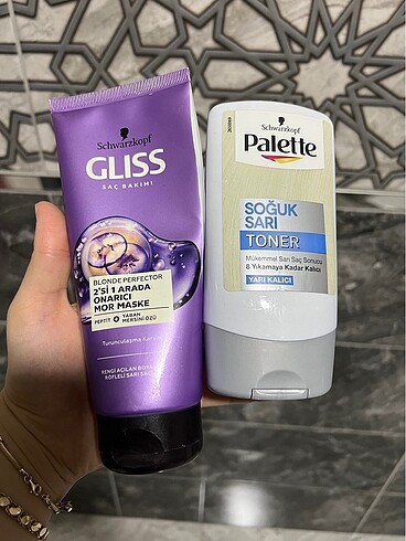 Palette soğuk sarı toner