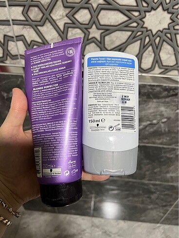 Schwarzkopf Palette soğuk sarı toner