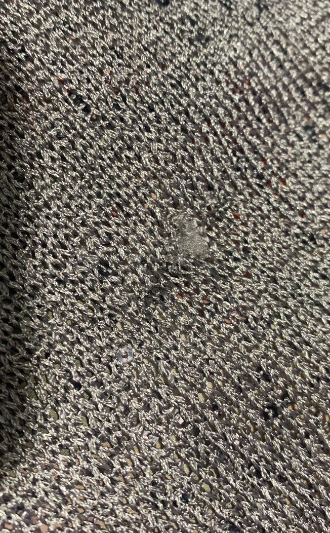 Dkny pullu Kadın Gri Uzun Örgü Hırka - Görsel 3