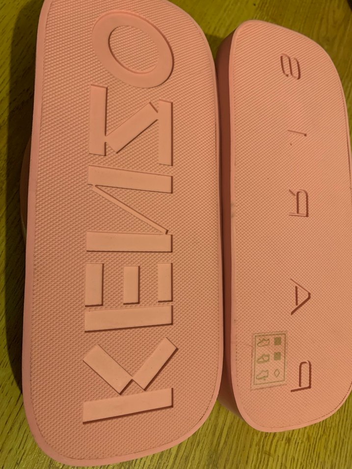 Kenzo pink striped thong sandal  terlik - Görsel 2