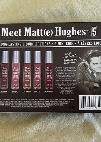Beden Meet Matt(e) Hughes Uzun Süre Kalıcı Ruj Seti