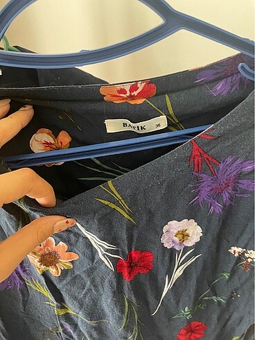 Batik Günlük elbise çiçekli