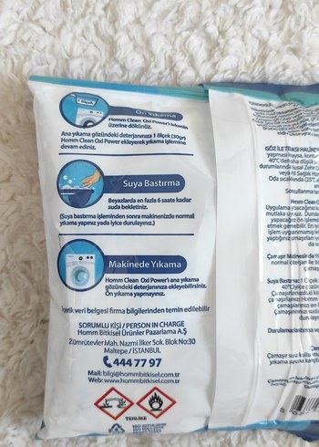Oxi Power Beyazlar İçin Toz Deterjan 510 gr - Görsel 2
