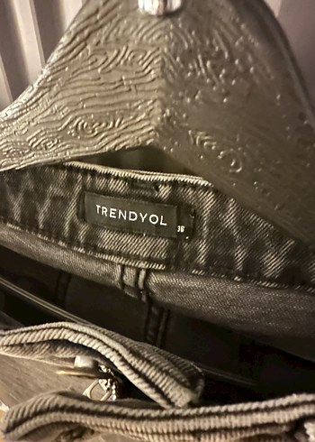 Gri Midi Boy Kadın Denim Pantolon - Görsel 2