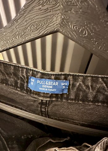 Siyah Yırtık Bol Kesim Kadın Kot Pantolon - Görsel 2