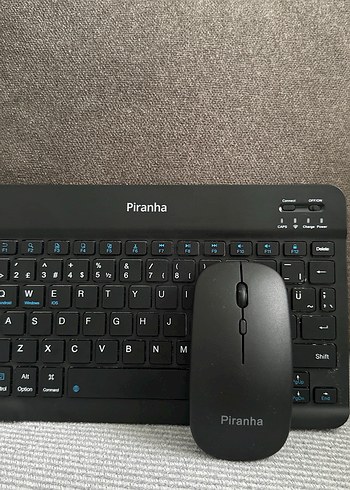 Piranha Siyah Kablosuz Klavye ve Mouse Seti - Görsel 2