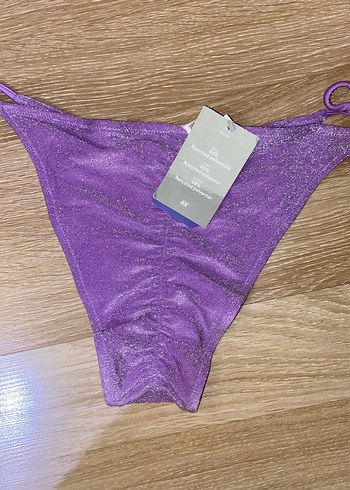 H&M Parlak Mor İpli Kadın Bikini Altı